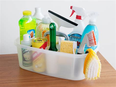 Gather necessary cleaning supplies