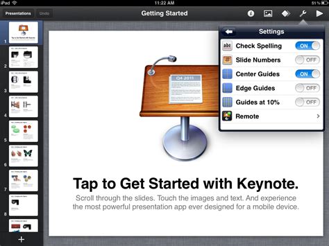 Getting Started with Keynote on Your iPad