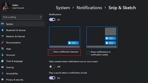 Guidance for Turning Off Light Source in Notification Center