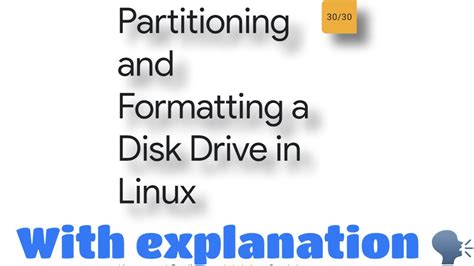Handling Disk Partitioning and Formatting during Linux Installation