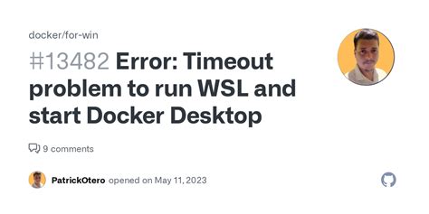 Handling a Timeout Problem When Transferring a Docker Configuration in a Windows Environment