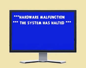 Hardware malfunction or damage