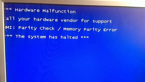 Hardware or Software Malfunctions