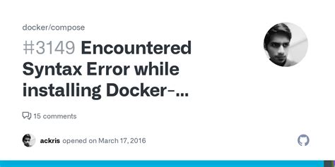 Highlighting some of the frequent issues encountered when working with Docker Compose