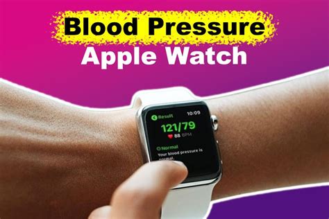 How does an Apple Watch measure blood pressure?