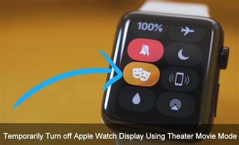 How to Deactivate the Theater Setting on Your Apple Wrist Device