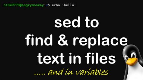 How to Utilize the Power of sed for Text Replacement in Data Manipulation