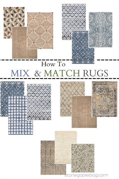 Ideas for Mixing and Matching Carpet Patterns