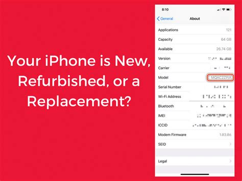 Identifying a Refurbished iOS Device Using the Unique Identifier