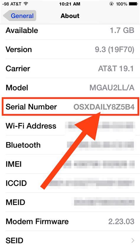 Identifying iPhone Model and Storage Capacity with Serial Number