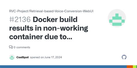 Incompatibility with Docker Container Environment