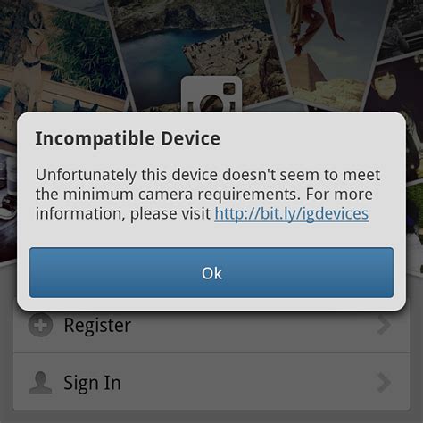 Incompatible Devices