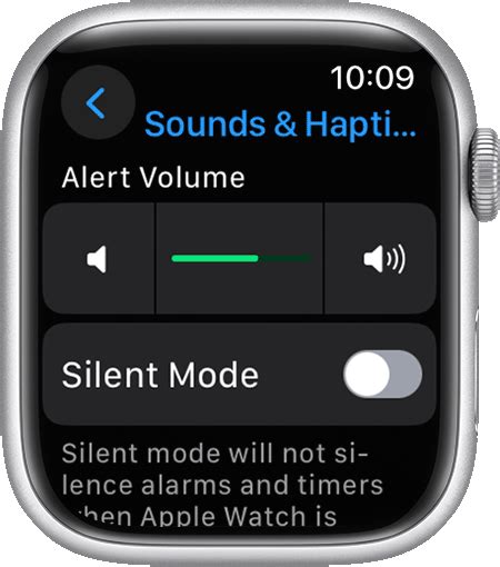 Increasing the Sound Volume on Your Apple Watch