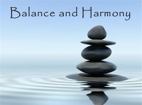 Indicating the need for balance and harmony in life