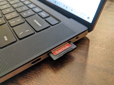 Inserting the SanDisk into the Adapter