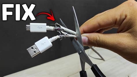 Inspect the charging cable for damages or frays