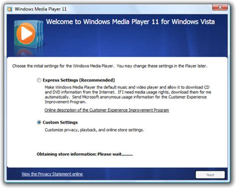 Installation Steps for Setting Up Windows Media Player