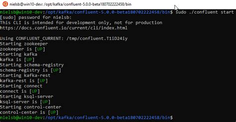 Installing Confluent Platform on your Windows Machine