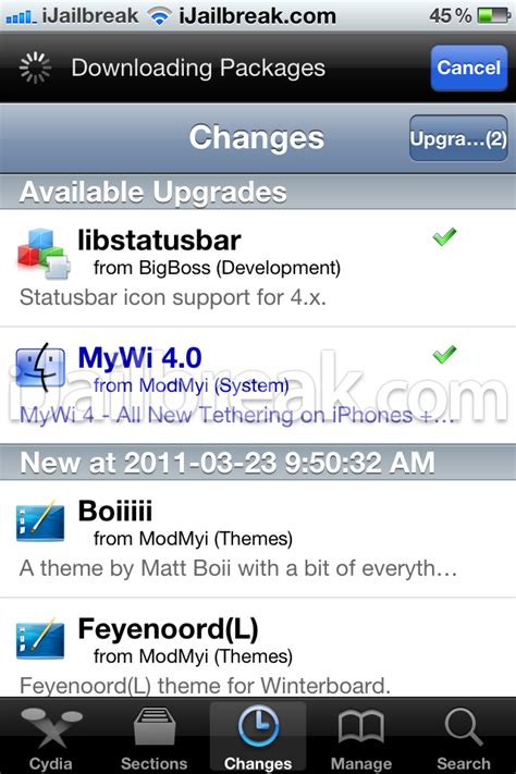 Installing Cydia