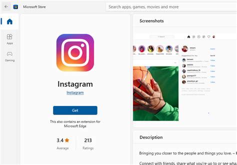 Installing Instagram using an alternative app marketplace