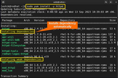 Installing Software Using the Yum Package Manager