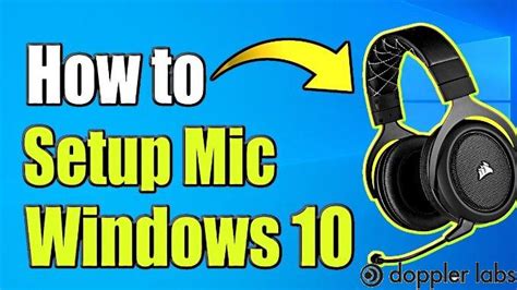 Instructional walkthrough: Configuring Your Gaming Headset's Microphone on Windows 10