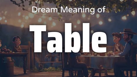 Interpretation of a Table in Dream Symbolism