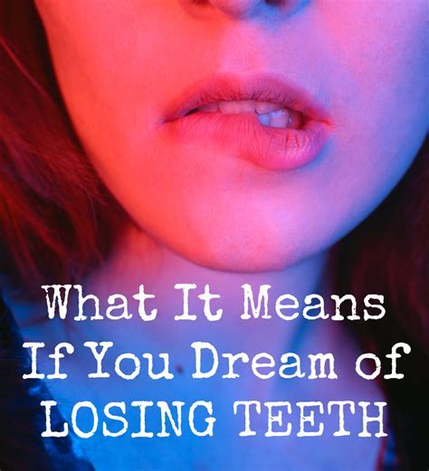 Interpreting Dreams of Teeth Loss without Discomfort or Bleeding