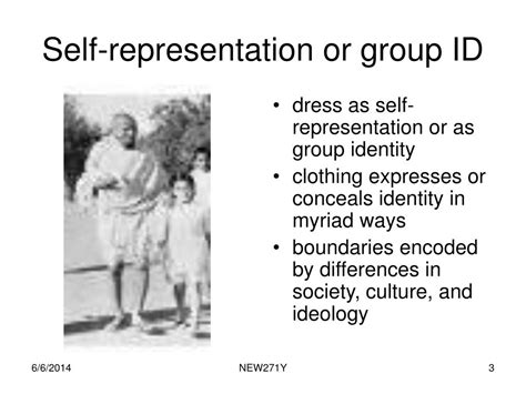 Interpreting the Dress as a Representation of Self-Image and Identity