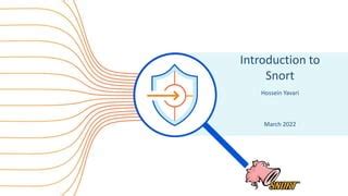 Introduction to Snort: A Comprehensive Overview