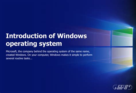 Introduction to Windows Operating System