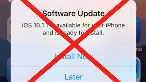 Is it possible to get rid of the latest iOS software version?