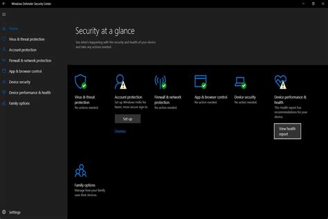 Key features of Windows Defender