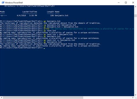 Launching Windows PowerShell and navigating the interface