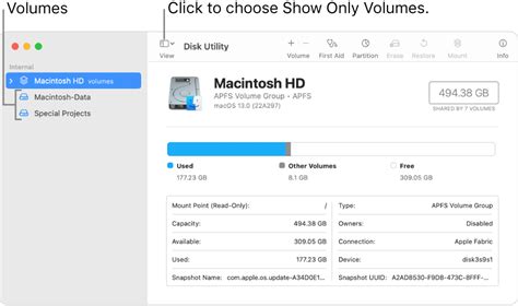 Limitations and Considerations for Storage of Volumes on Windows and Mac