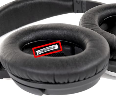 Locating the Serial Number on Your Samsung Wireless Headphones