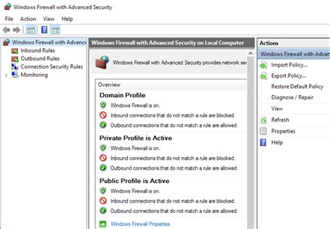 Managing Access to Firewall Settings