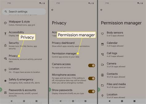 Managing App Permissions and Privacy Settings