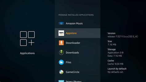 Managing Installed Applications