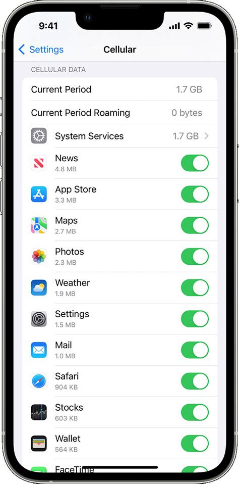 Managing Mobile Data Usage on your iPad