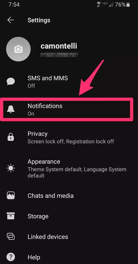 Managing Notification Settings for Messaging on Your Device