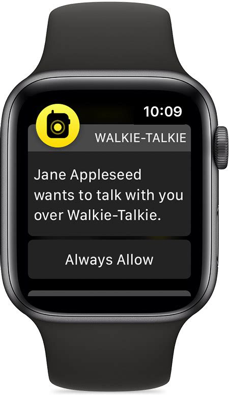 Managing Walkie-Talkie Notifications on Your Smart Timepiece