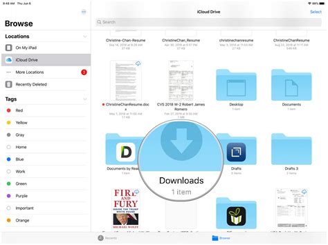 Managing Your Downloaded Documents and Folders on Your iPad