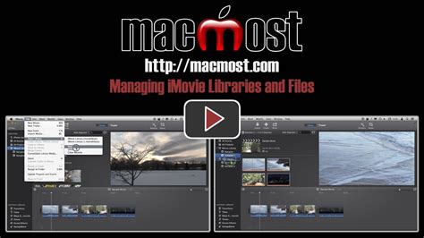 Managing iMovie Media Files