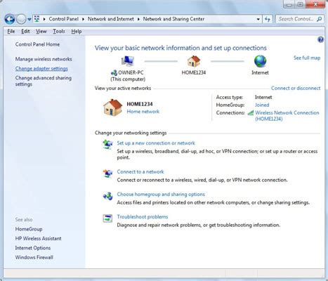 Manually Configuring Network Connections