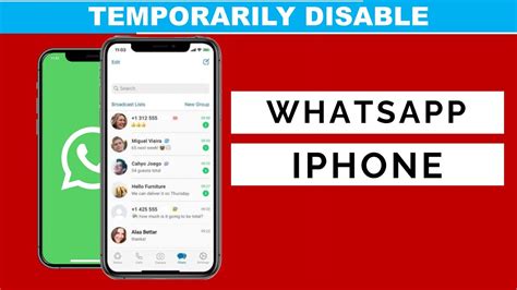 Mastering the Art of Temporarily Disabling WhatsApp on iPhone