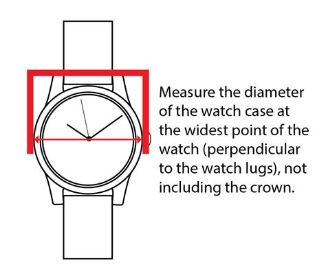 Measure the Diameter of the Watch Case