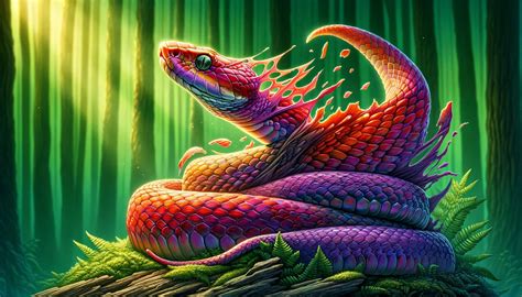 Metaphorical meanings: Exploring the symbolism of a serpent shedding its scales in one's dreams