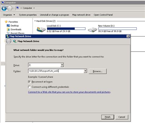 Method 2: Setting up NFS Mounts to Access Windows File Shares