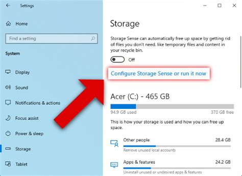 Method 4: Freeing Up Storage Space